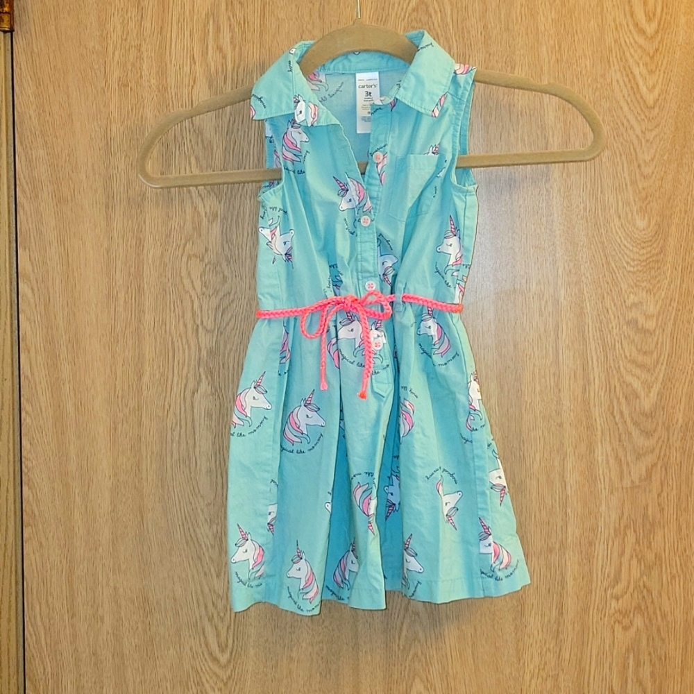 Carters Unicorn Dress